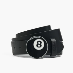 Cropp - Pasek z klamrą w kształcie kuli bilardowej - czarny