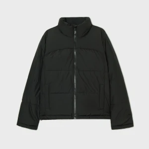 Cropp - Pikowana kurtka puffer ze stójką - czarny
