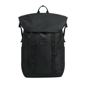 Cropp - Plecak z klapką i zatrzaskami - czarny