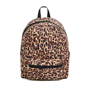 Cropp - Plecak ze wzorem w panterkę - żółty