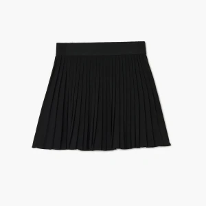 Cropp - Plisowana czarna spódnica mini - czarny