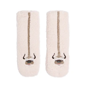 Cropp - Pluszowe skarpetki Appa z Avatara - kremowy