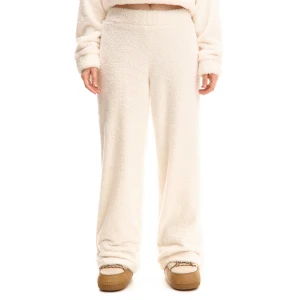 Cropp - Polarowe kremowe spodnie - kremowy