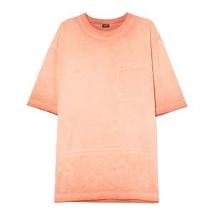 Cropp - Pomarańczowa koszulka z efektem ombre - pomarańczowy