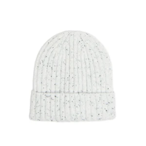 Cropp - Prążkowana czapka beanie z nopkami - kremowy