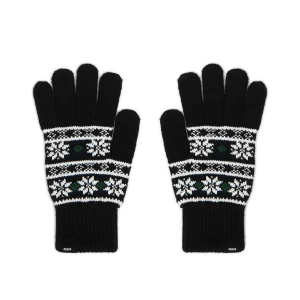 Cropp - Rękawiczki z motywem śnieżynek - czarny