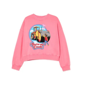 Cropp - Różowa bluza Steven Rhodes - różowy