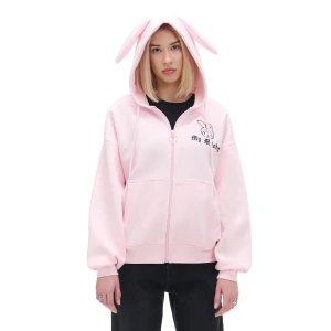 Cropp - Różowa bluza z uszami My Melody - różowy