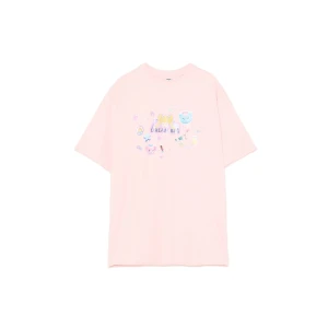 Cropp - Różowa koszulka Polly Pocket - różowy