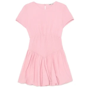 Cropp - Różowa sukienka z wiskozą - różowy