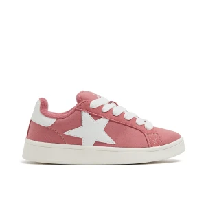 Cropp - Różowe sneakersy z ozdobnym wzorem gwiazdy - różowy