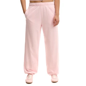 Cropp - Różowe spodnie dresowe basic - różowy