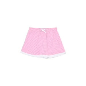 Cropp - Różowe szorty w kratę - różowy