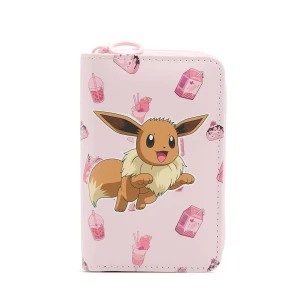 Cropp - Różowy portfel z Eevee - różowy