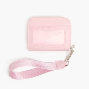 Cropp - Różowy portfel z szerokim odpinanym paskiem - różowy