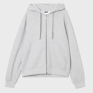 Cropp - Rozpinana bluza basic z kapturem - jasny szary