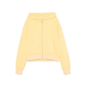 Cropp - Rozpinana bluza hoodie z motywem pudla - kremowy