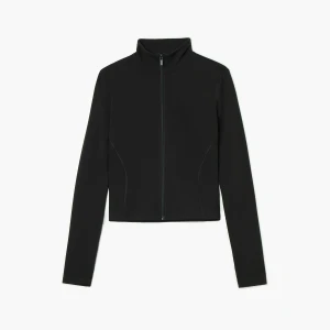 Cropp - Rozpinana czarna bluza ze stójką - czarny