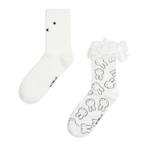 Cropp - Skarpety z koronką i nadrukiem Miffy - wielobarwny