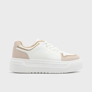 Cropp - Sneakersy na platformie z kremowymi wstawkami - wielobarwny