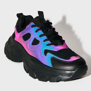 Cropp - Sneakersy z efektem reflective - wielobarwny