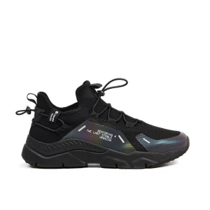 Cropp - Sneakersy z odblaskowymi detalami - czarny