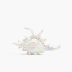 Cropp - Spinka do włosów w kształcie muszli - biały