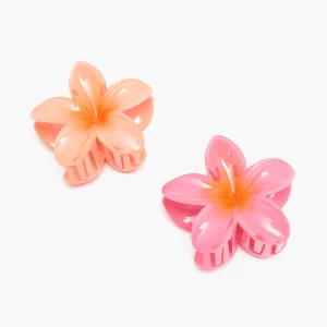 Cropp - Spinki do włosów w kształcie orchidei - fioletowy