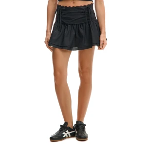 Cropp - Spódnica mini z dekoracyjnym wykończeniem - czarny