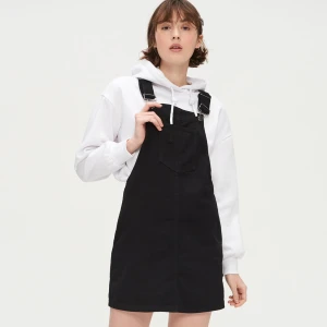 Cropp - Spódnica na szelkach - czarny