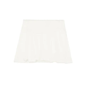 Cropp - Spódniczka mini z koronkowym wykończeniem - biały