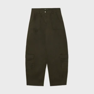 Cropp - Spodnie baggy z kieszeniami cargo - szary