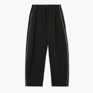 Cropp - Spodnie baggy z ozdobnymi wypustkami - czarny