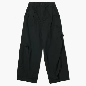 Cropp - Spodnie baggy z ozdobnymi zakładkami - czarny