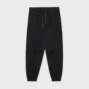 Cropp - Spodnie joggery z kieszeniami cargo - czarny