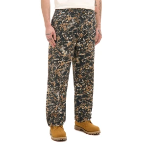 Cropp - Spodnie loose z motywem camo - beżowy