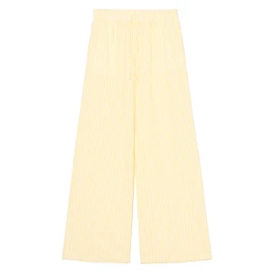 Cropp - Spodnie w żółte paski - żółty