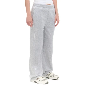 Cropp - Spodnie wide leg z wysokim stanem - jasny szary