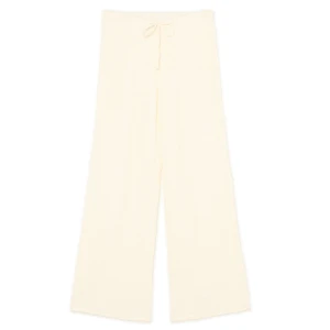 Cropp - Spodnie ze dekoracyjnym wykończeniem - żółty