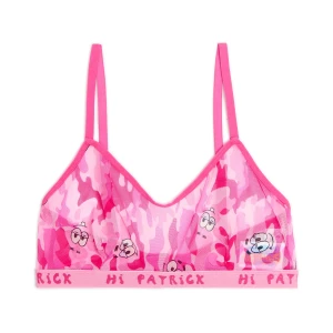 Cropp - Stanik z bohaterem serii SpongeBob Kanciastoporty - różowy