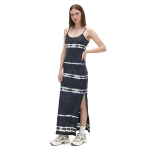 Cropp - Sukienka maxi z kontrastowym nadrukiem - czarny