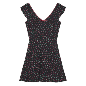 Cropp - Sukienka mini z wiskozy - czarny