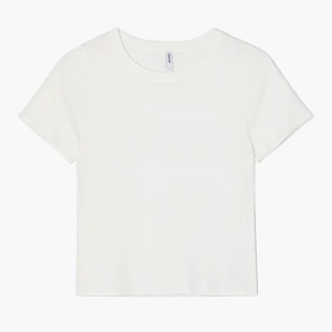 Cropp - Sweter z krótkim rękawem - kremowy