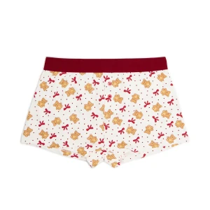 Cropp - Świąteczne majtki typu bokserki - kremowy