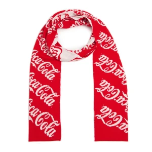 Cropp - Szalik Coca-Cola - czerwony