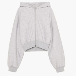 Cropp - Szara bluza boxy z kapturem - jasny szary