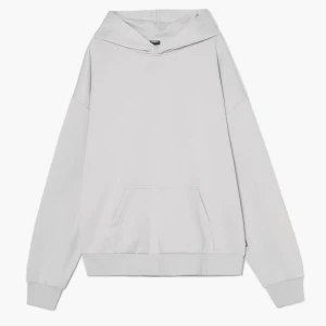 Cropp - Szara bluza boxy z kapturem - jasny szary