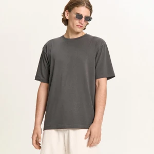 Cropp - Szara koszulka basic - szary
