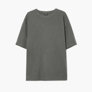 Cropp - Szara koszulka basic - szary