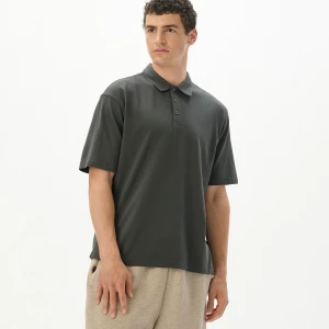 Cropp - Szara koszulka polo - szary